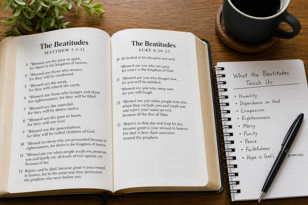 Beatitudes In the Bible Verses & Meanings Explained