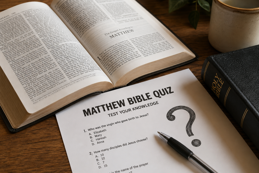 Matthew Bible Quiz – 50 Questions and Answers for Bible Lovers