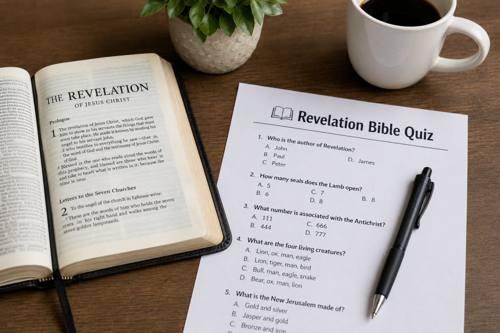 Revelation Bible Trivia Quiz 25 Questions and Answers About the Final Book of the Bible